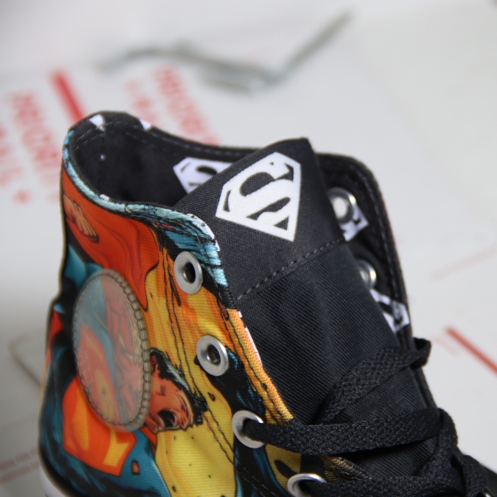 Converse All Star Superman DC Comics High Tops - Picture 3 of 8